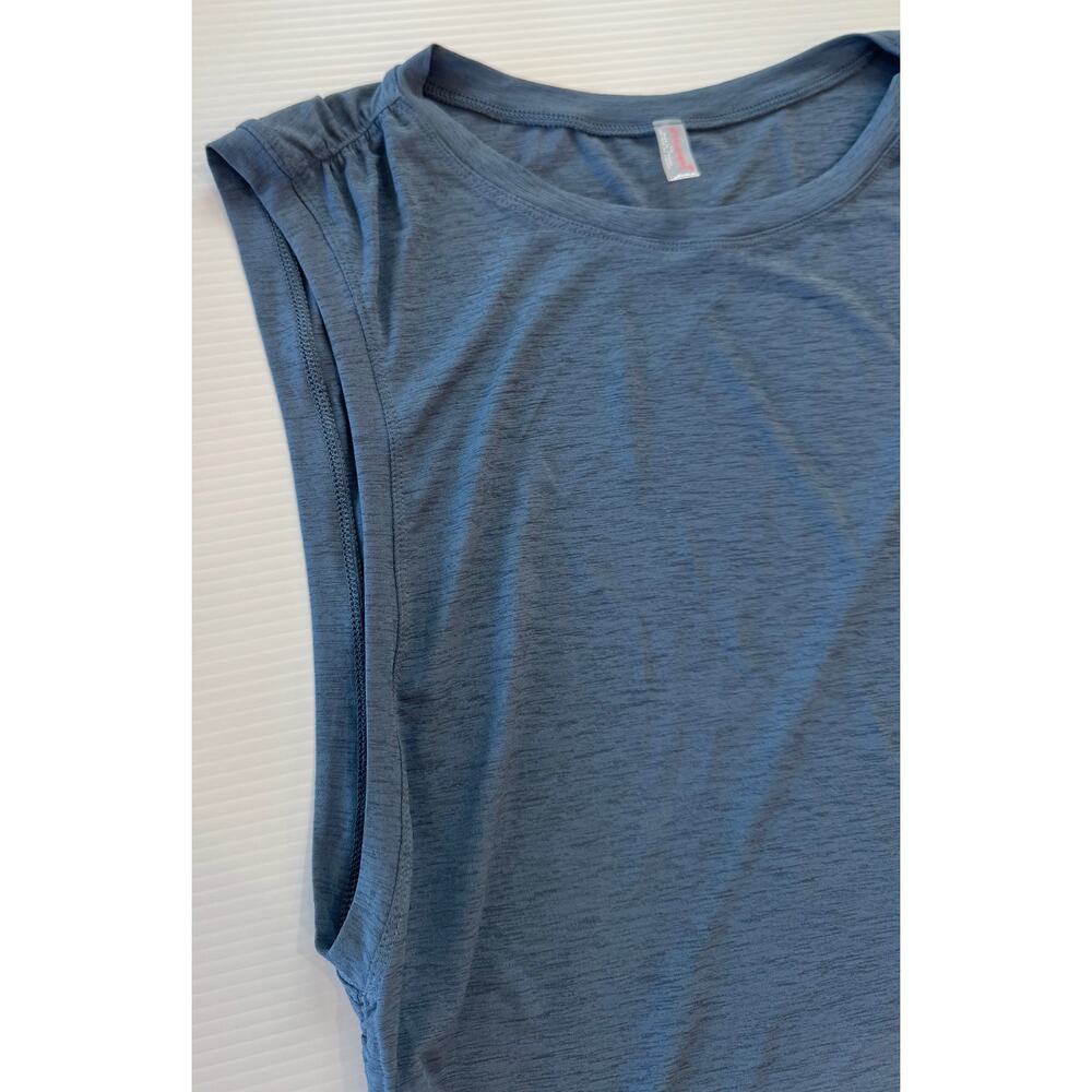 Free People Movement Sport Mode Muscle Tank Large Blue NWT Athleisure Oversized - Picture 8 of 16